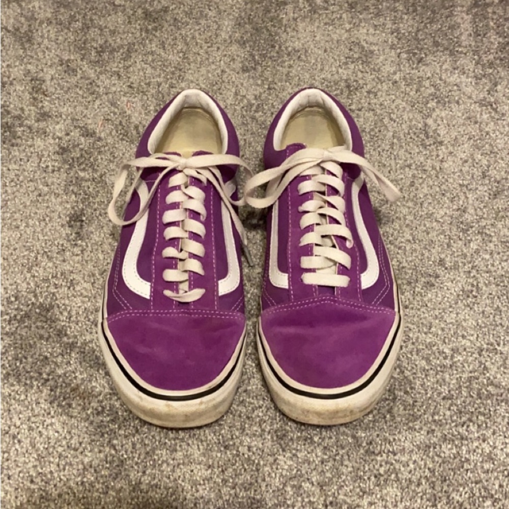 purple unisex vans